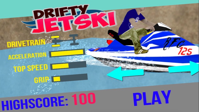 drifty jetski - jetski漂移特技赛车游戏游戏截图