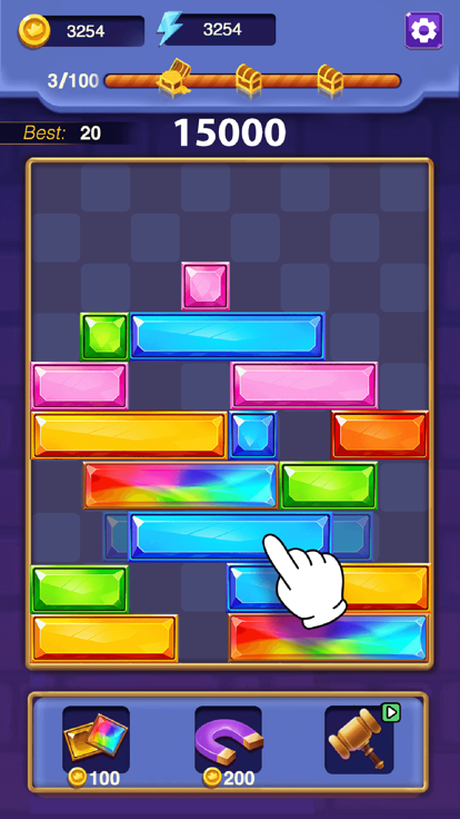 スライドブロック游戏截图