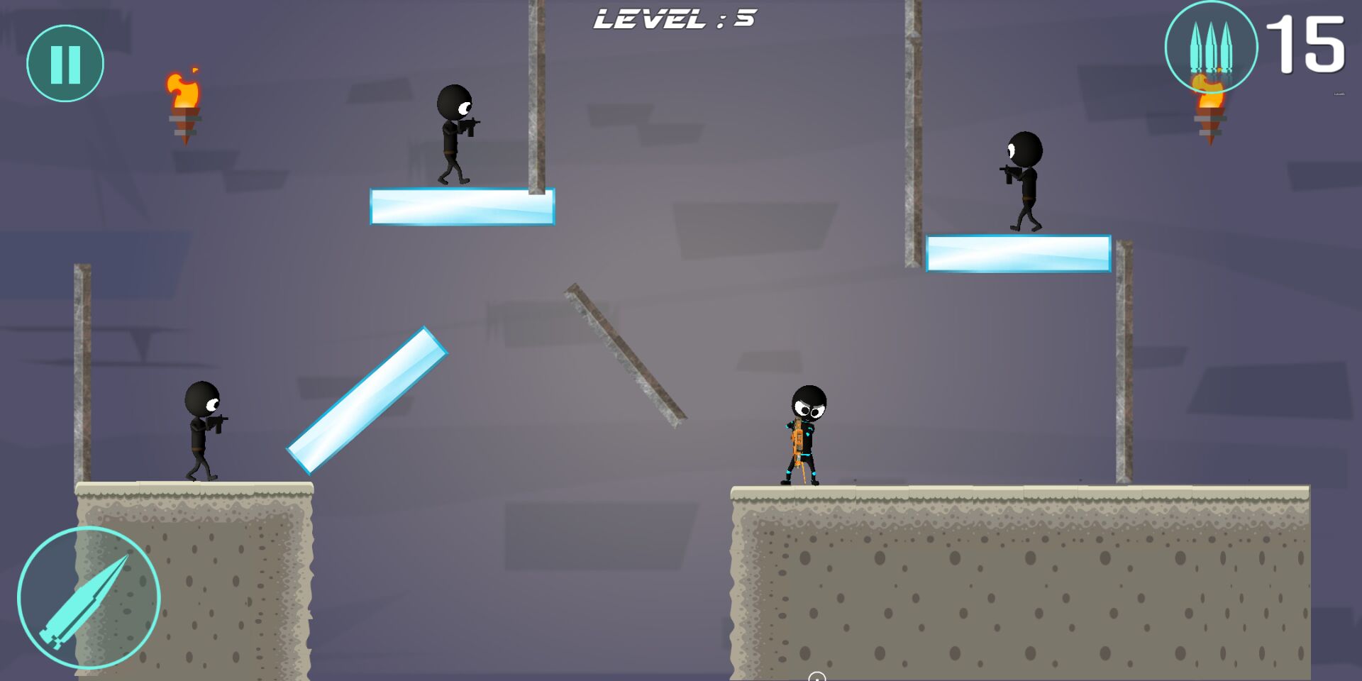 火柴人射手：精英特攻游戏截图