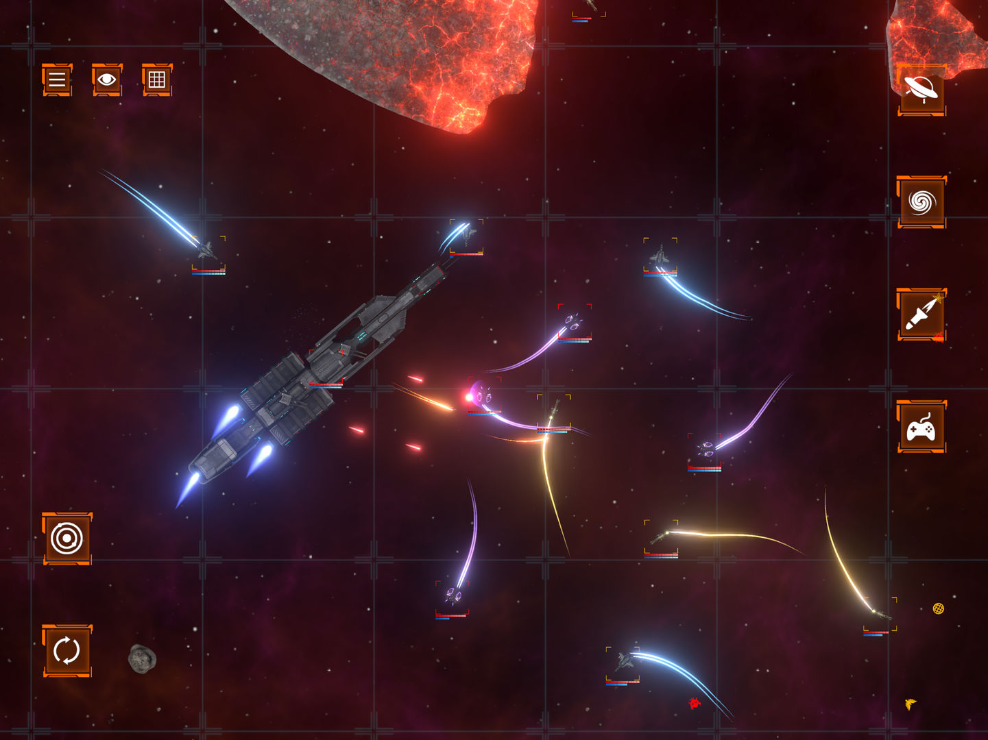 Screenshot of Solar Smash 2D