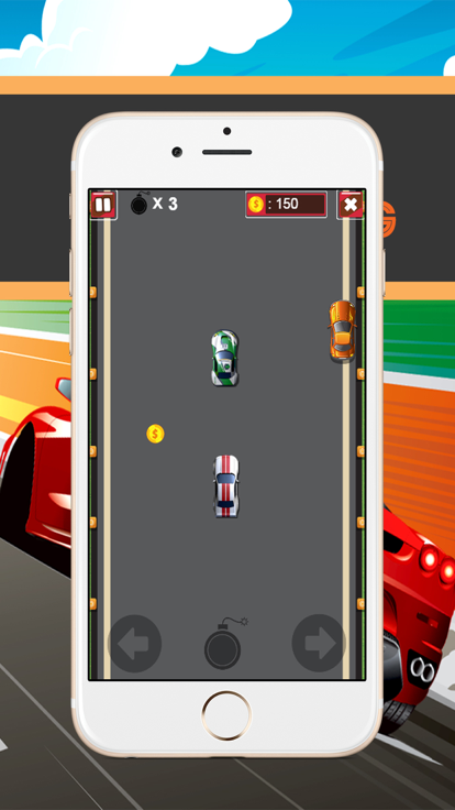 Free 2D Top Down Car Racing Real Driving 2016游戏截图