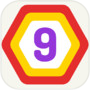 UP 9 - 六角拼图！合并数字得到 9icon