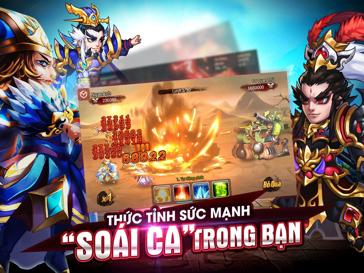 Screenshot of Soái Ca Tam Quốc