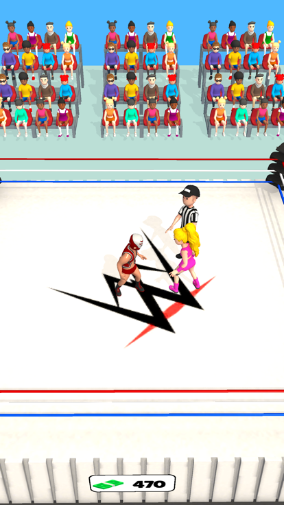 USA Wrestling Idle游戏截图