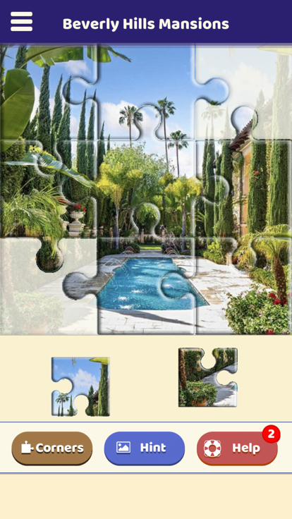 Beverly Hills Mansions Puzzle游戏截图