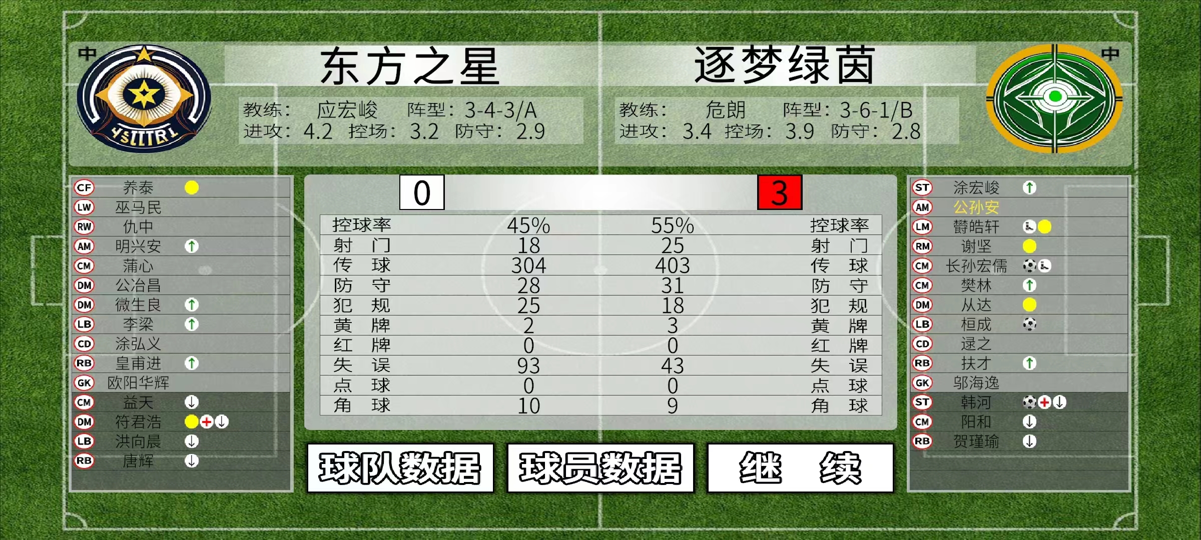 职业足球生涯游戏截图