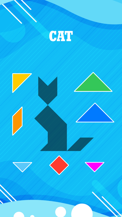Tangram Puzzle - Watch & Phone游戏截图