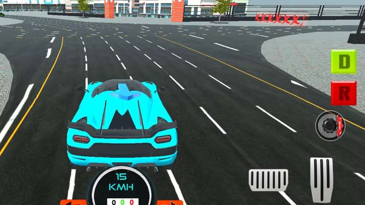 Modern Car Driving School Game游戏截图