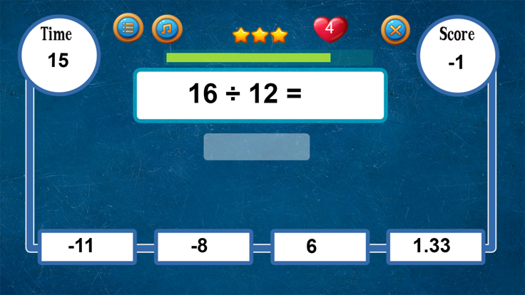 Math Game Addition Subtraction游戏截图