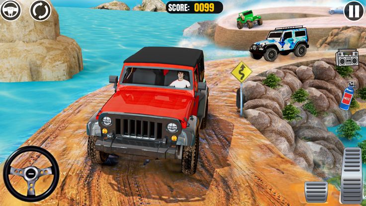 Offroad Jeep Car Driving Games游戏截图