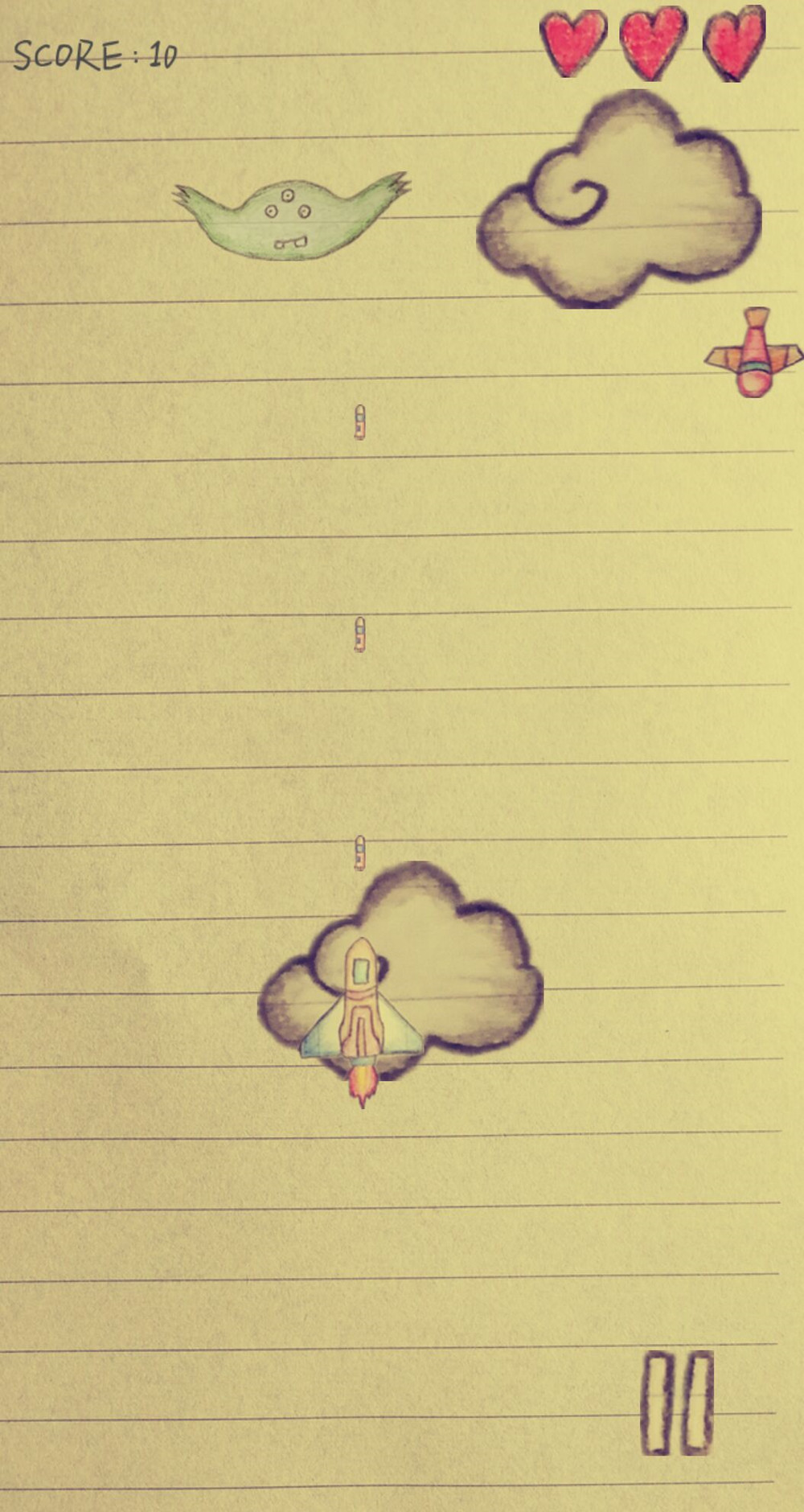 乱涂小飞机游戏截图