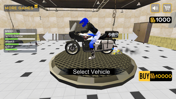 Mega Ramp Bike Racing 3D游戏截图