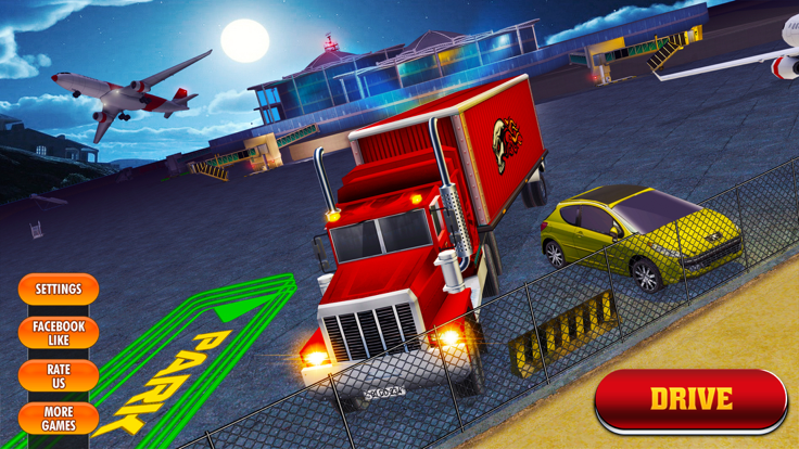 Airport Airplane Cargo Truck Parking Simulator 3D游戏截图