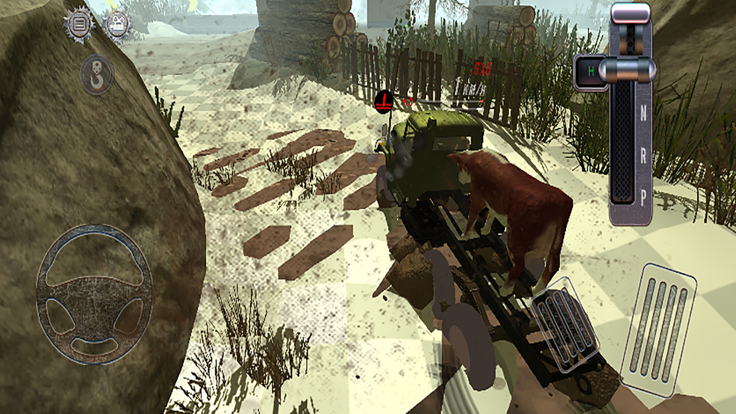 泥泞运输模拟驾驶卡车拉猪游戏截图