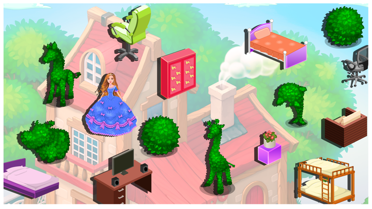 皇家公主房改头换面游戏截图