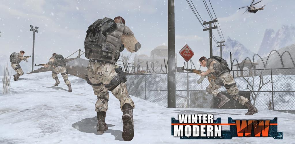 Rules of Modern World War Winter FPS Shooting Game游戏截图