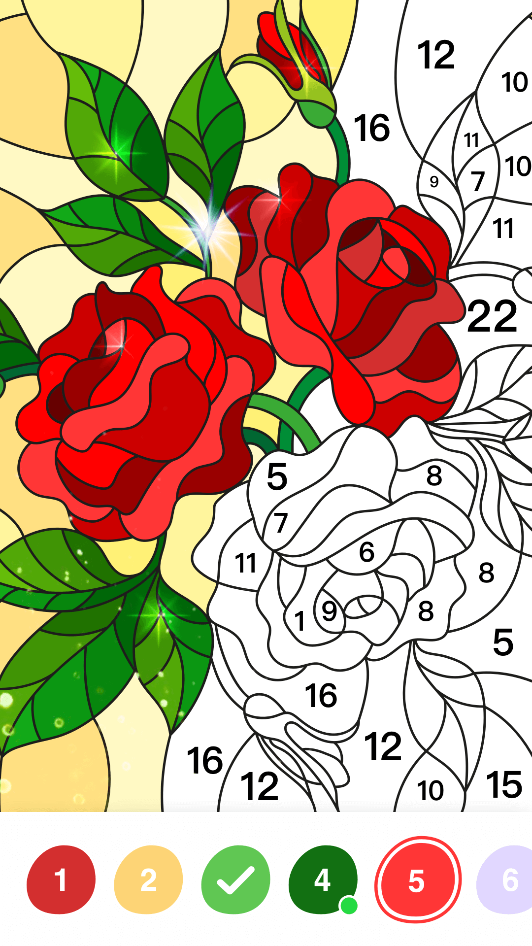 艺术数字填色书游戏截图