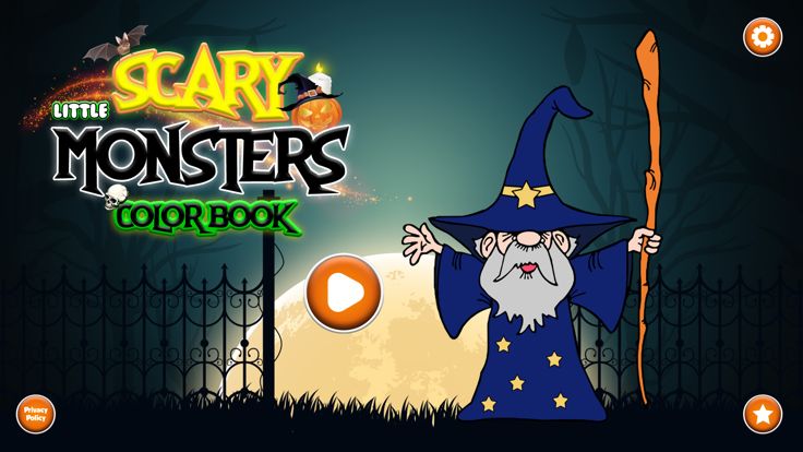 可怕的怪物着色书游戏截图