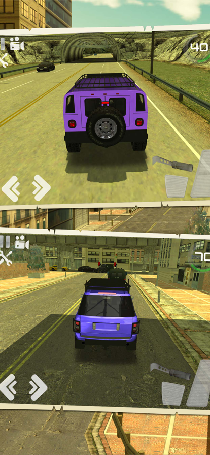 交通街道漂移和停车越野车辆驾驶模拟器游戏截图