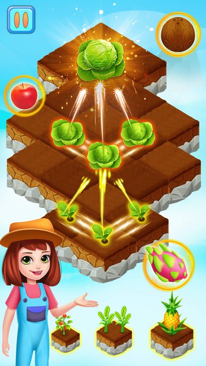 农场庄稼合成-快乐益智休闲简单解压模拟单机游戏大全游戏截图