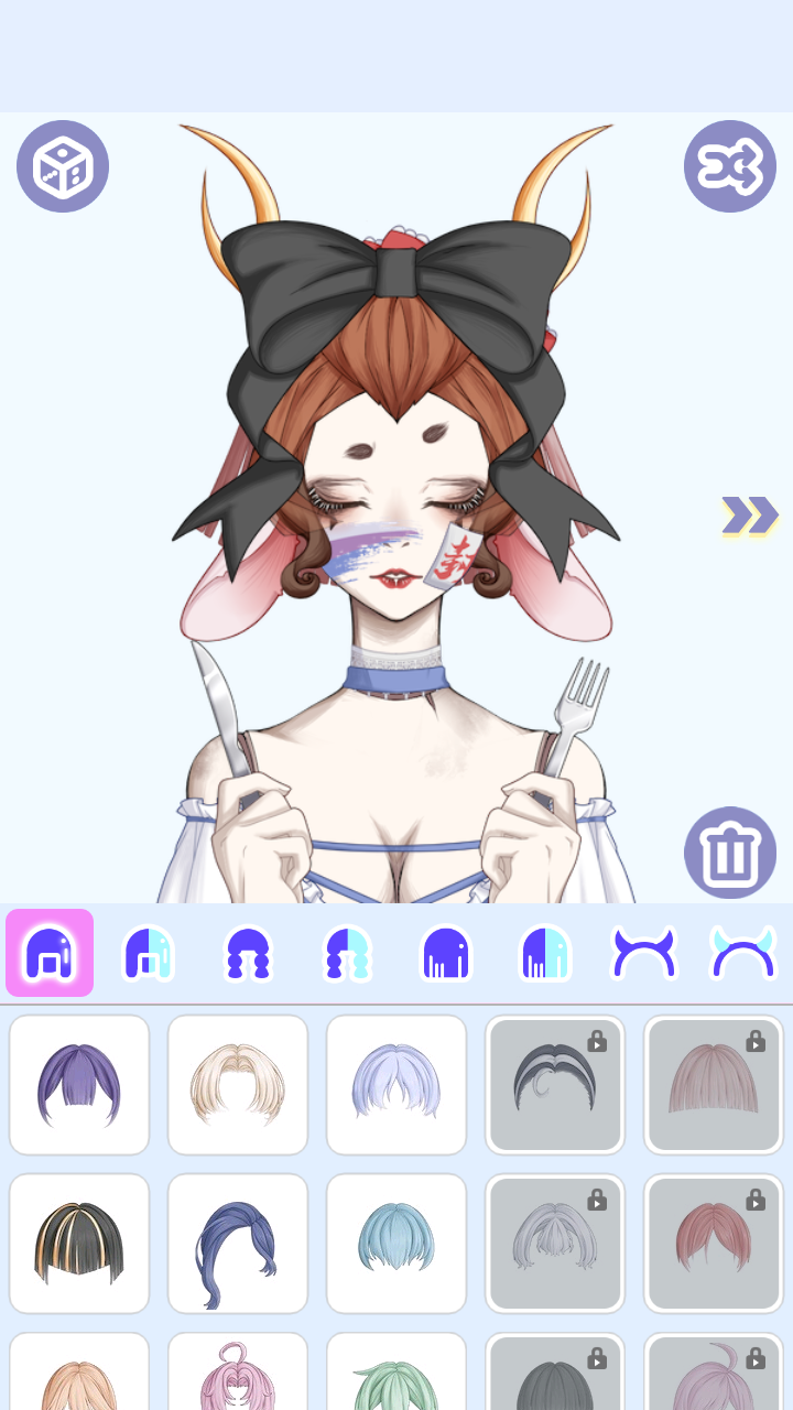 怪物女孩换装截图