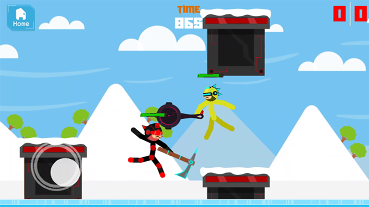 Stickman Brawl - Cyber Duel游戏截图