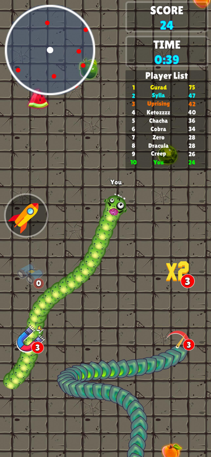 Snake Arena: Battle Royale游戏截图