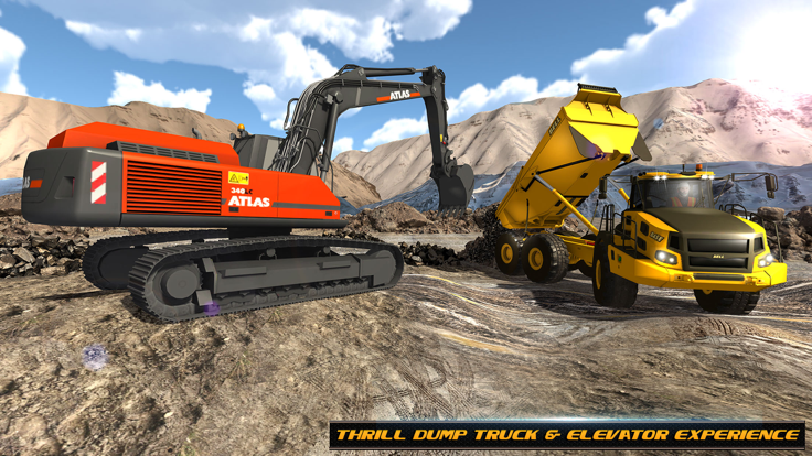 重型挖掘机自卸车游戏截图