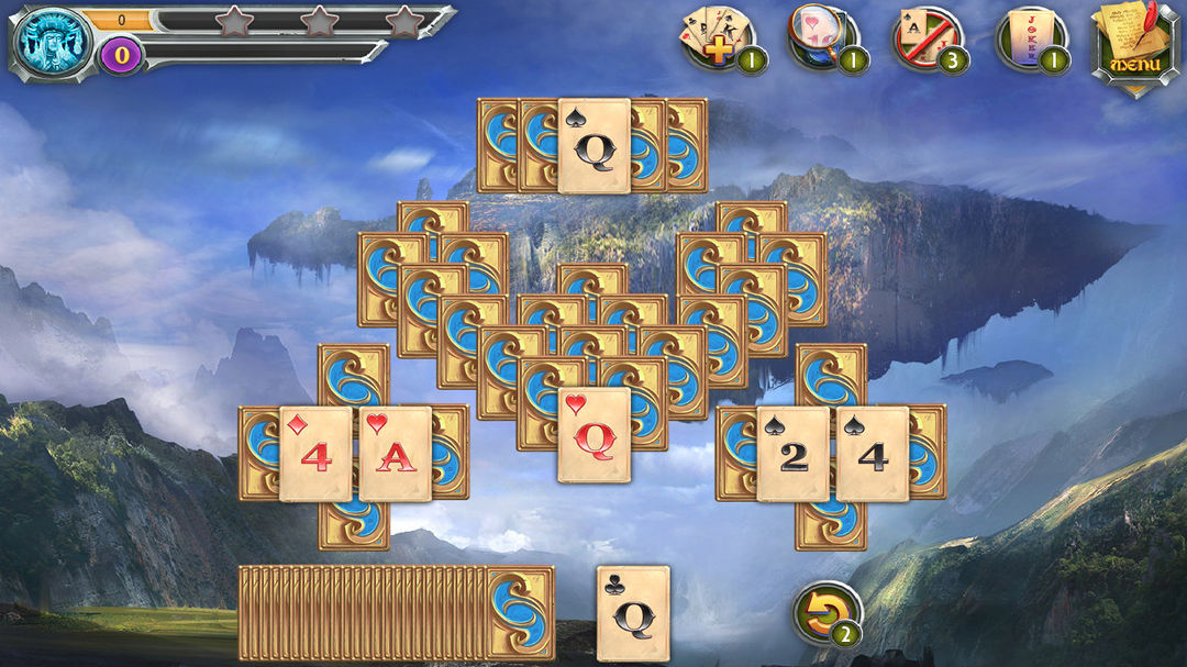 Mystic Journey: Tri Peaks Solitaire游戏截图