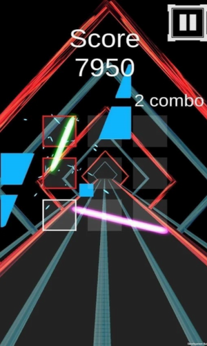 节奏激光切方块游戏截图