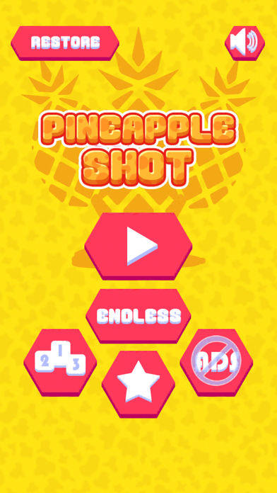 Pineapple Shot -  Endless Flicky Challenge游戏截图