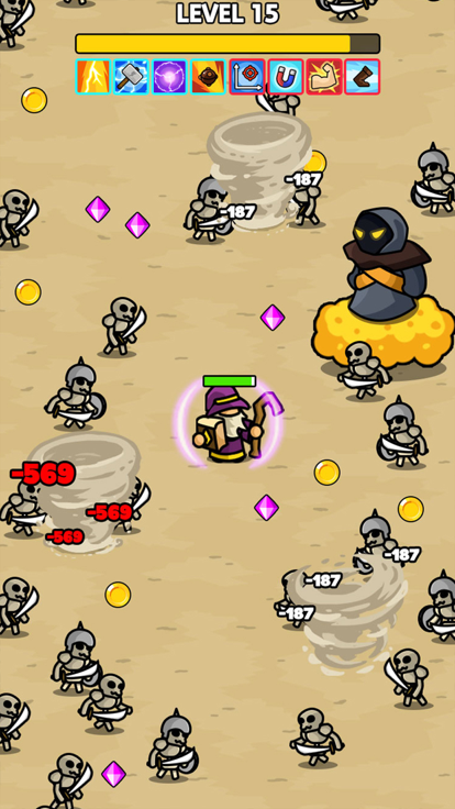 肉鸽割草大作战游戏截图