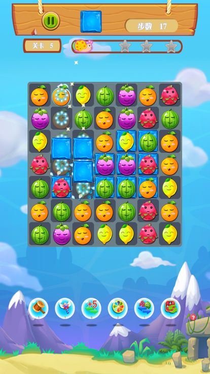 水果萌萌消2016单机免费(正版授权)-天天宠物消消乐游戏大全,单机消除游戏游戏截图