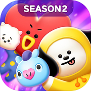 LINE HELLO BT21～邁入第2年～挑戰可愛的丟泡泡益智遊戲來打造自己專屬的時尚小鎮！