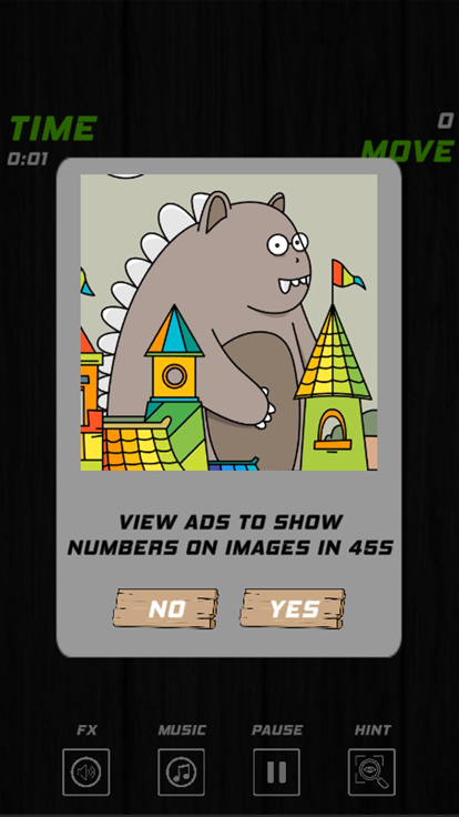 拼图游戏：幻灯片游戏游戏截图