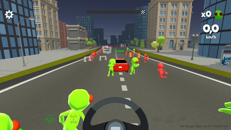 Car Escape 3D Zombie Attack游戏截图