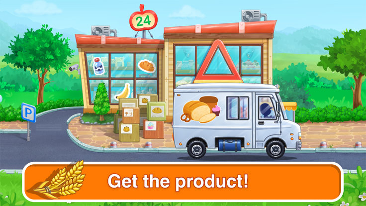 Farming Harvest Car Truck Game游戏截图