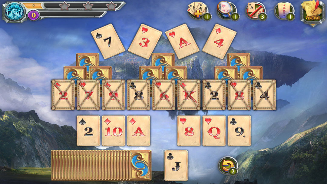 Mystic Journey: Tri Peaks Solitaire游戏截图