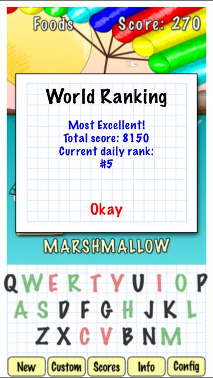 Paper Hangman Free游戏截图