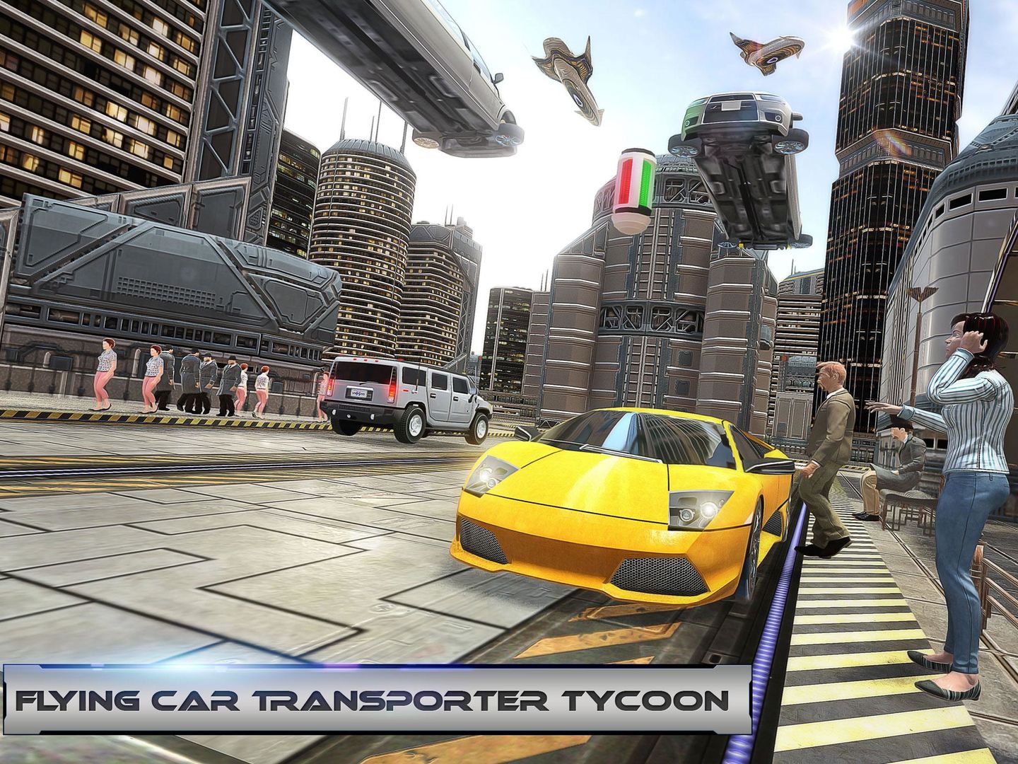 Screenshot of Flying Car Transporter Tycoon