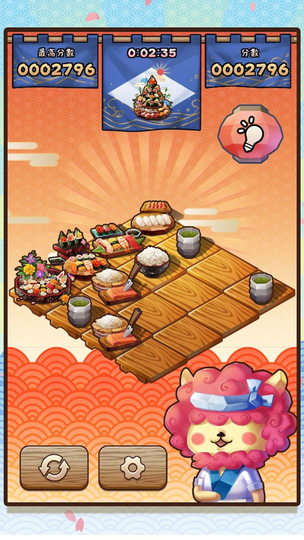 Screenshot of Sushi Doujou - Free excited puzzle game!