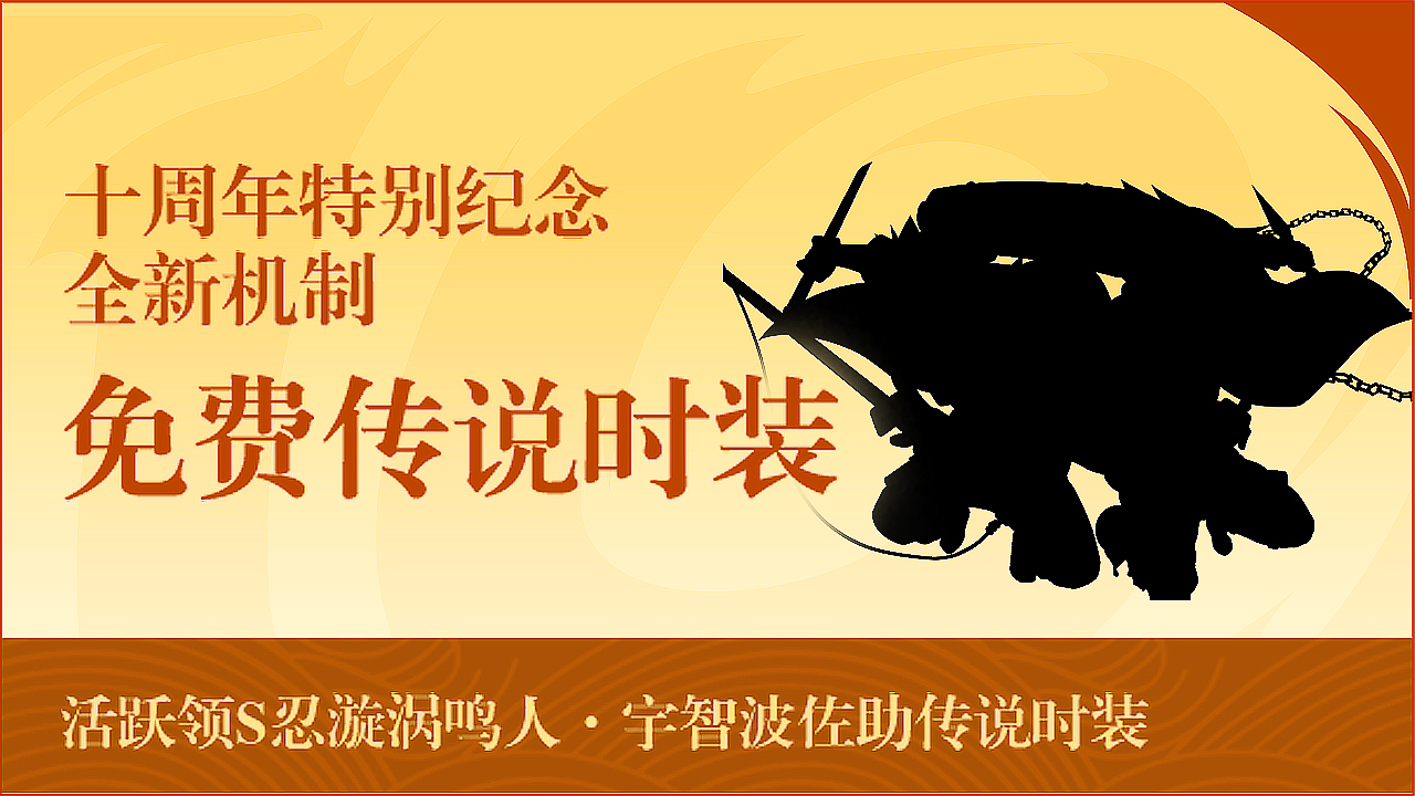 十周年传说时装免费送