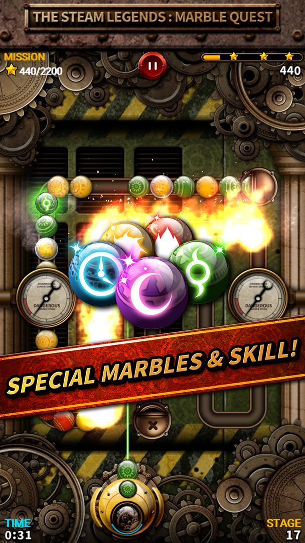 Screenshot of Steam Legend : Marble Quest