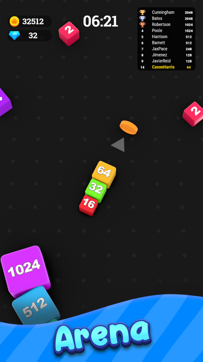 Jelly Cube Run 2048游戏截图