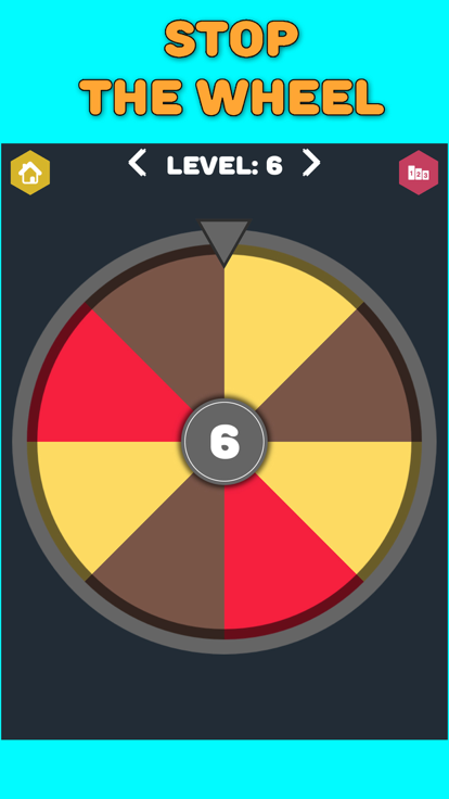 Official America : Stop The Wheel of Fortune, Spin and Stop the Genius Tire on same colour Triangle游戏截图