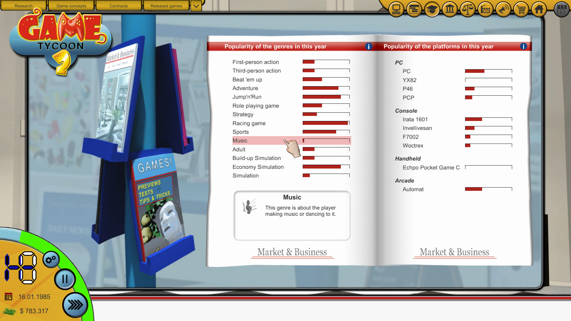 Game Tycoon 2游戏截图