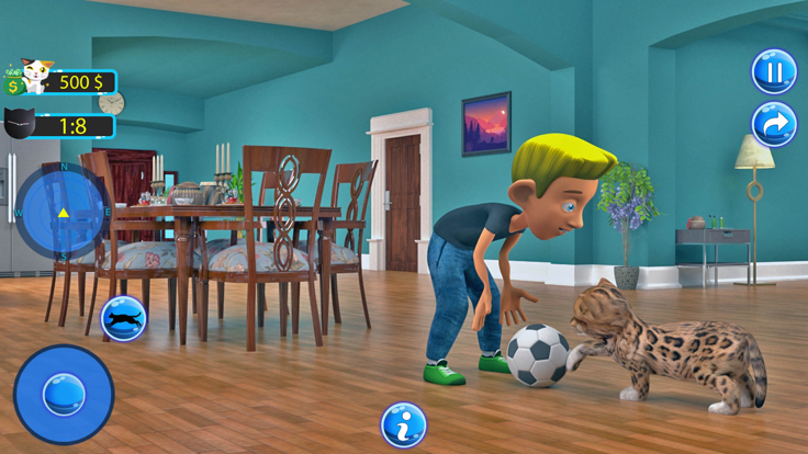 我可爱的小猫：宠物游戏游戏截图