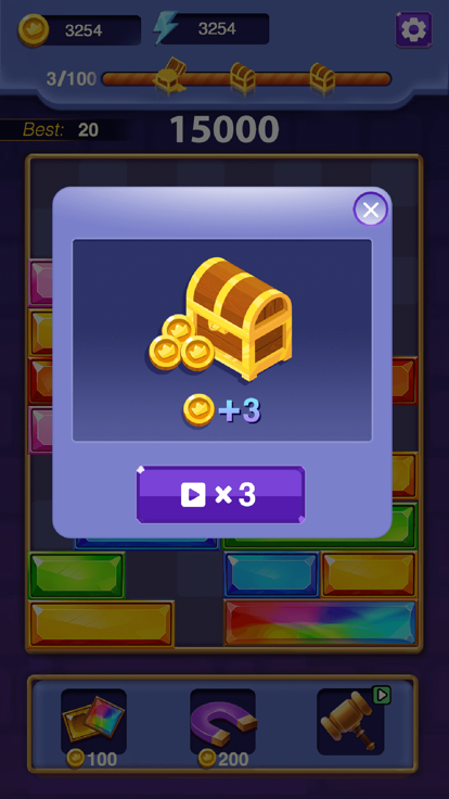 スライドブロック游戏截图