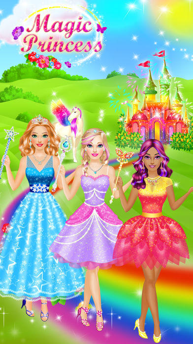 Magic Princess - Girls Makeup & Dressup Salon Game游戏截图