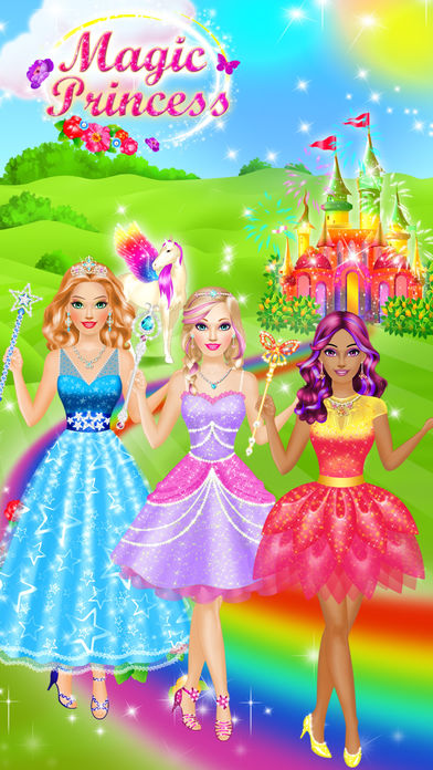 Magic Princess - Girls Makeup & Dressup Salon Game游戏截图